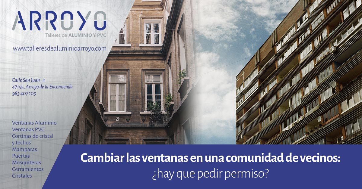 cambiar ventanas comunidad vecinos