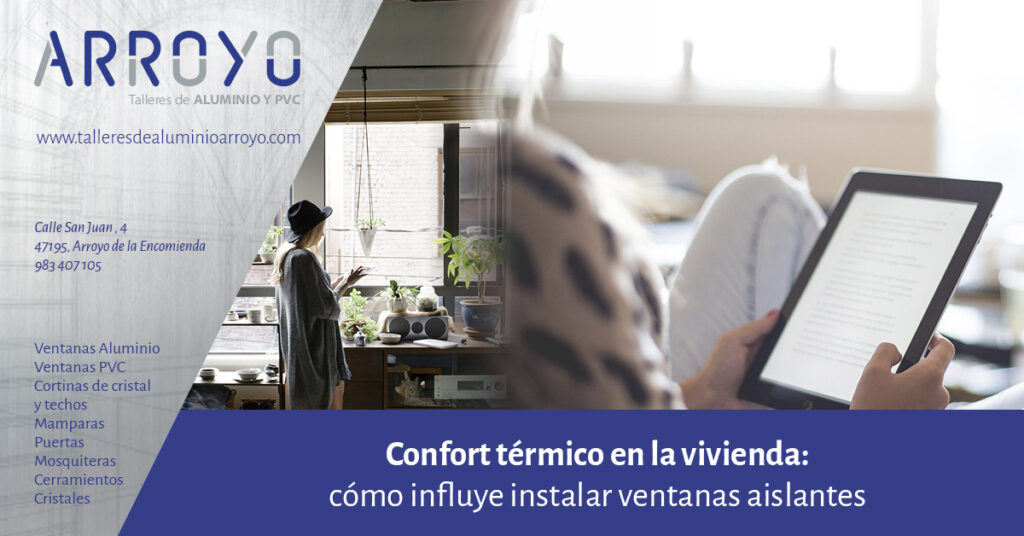 confort térmico en la vivienda con ventanas aislantes