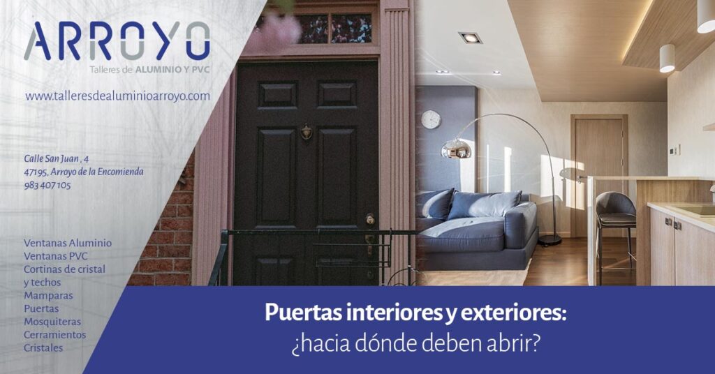 Por qué las puertas de entrada de las casas abren hacia adentro? 