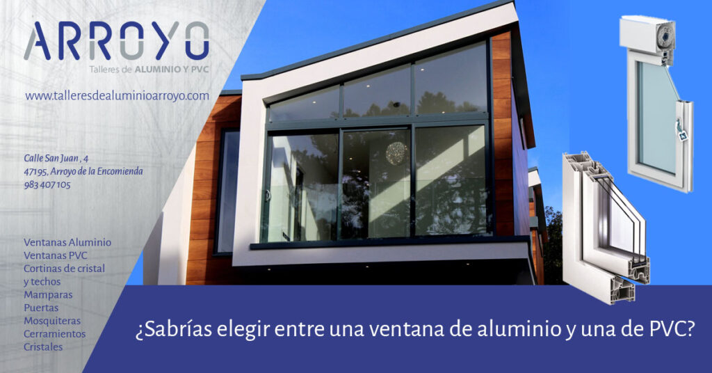 diferencias entre ventanas de aluminio y pvc