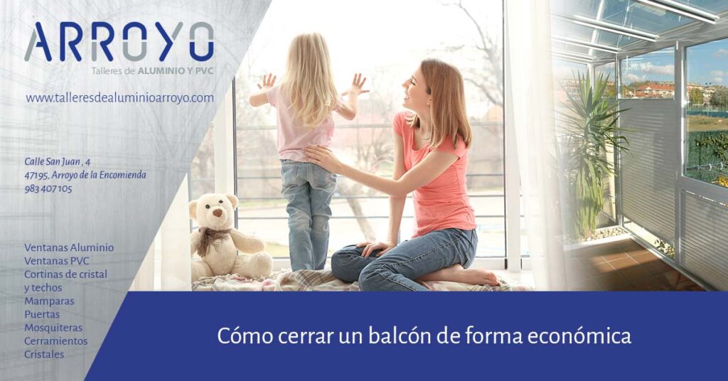 como cerrar balcón de forma económica