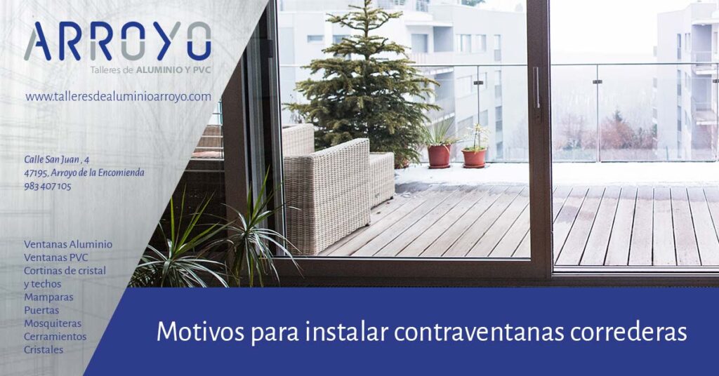 razones para instalar contraventanas correderas